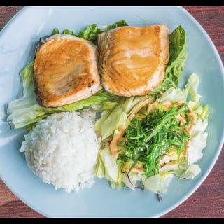 Salmon Teriyaki Plate