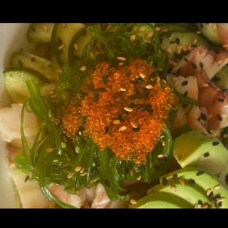 Ebi-tako Sunomono Salad