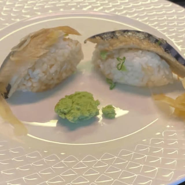Spicy Hotate Nigiri.