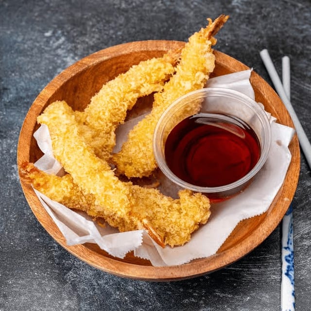 Shrimp Tempura Appetizer.