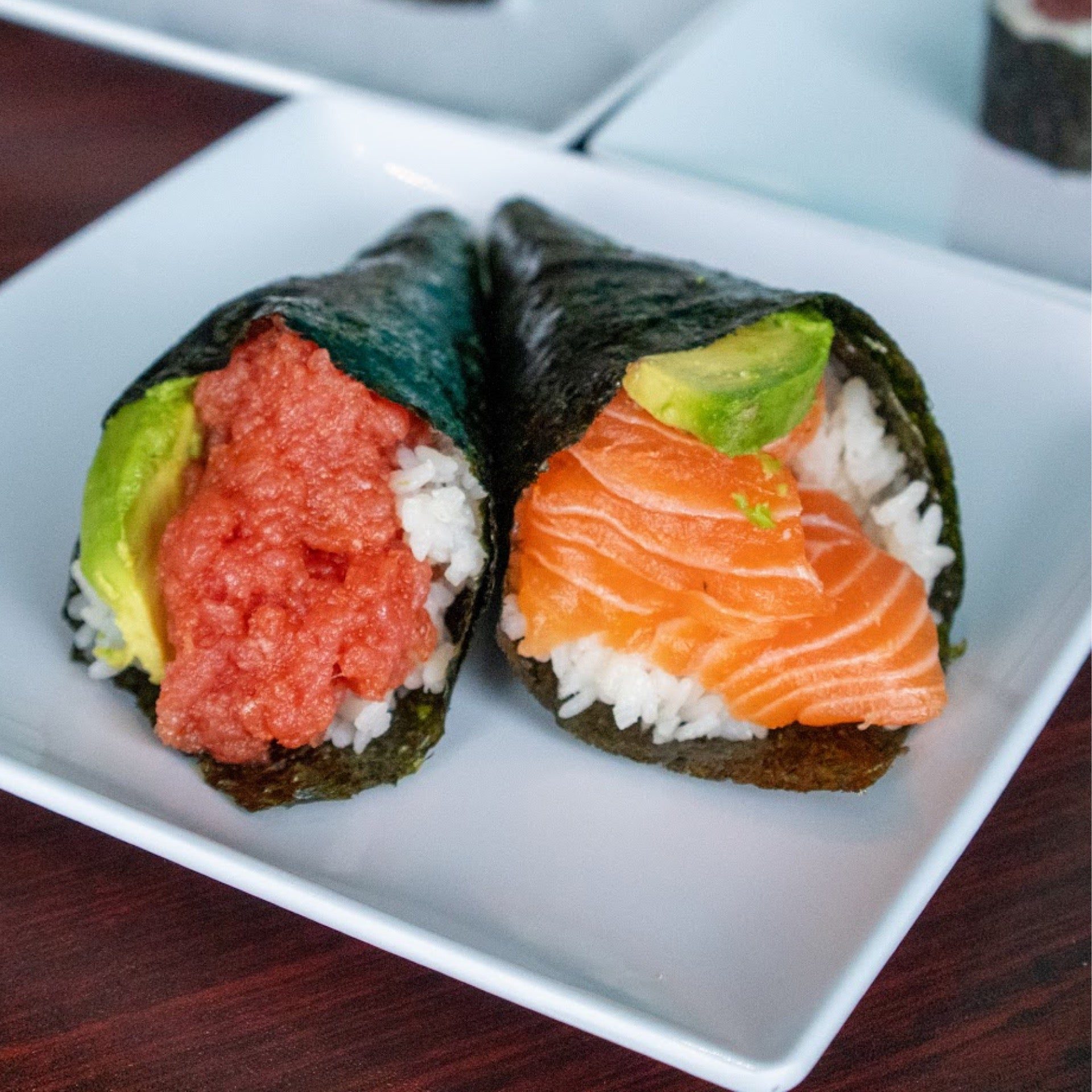 Spicy California Hand Roll.