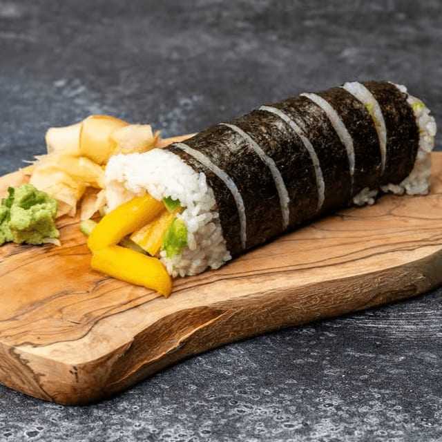 Veggie Mango Roll.