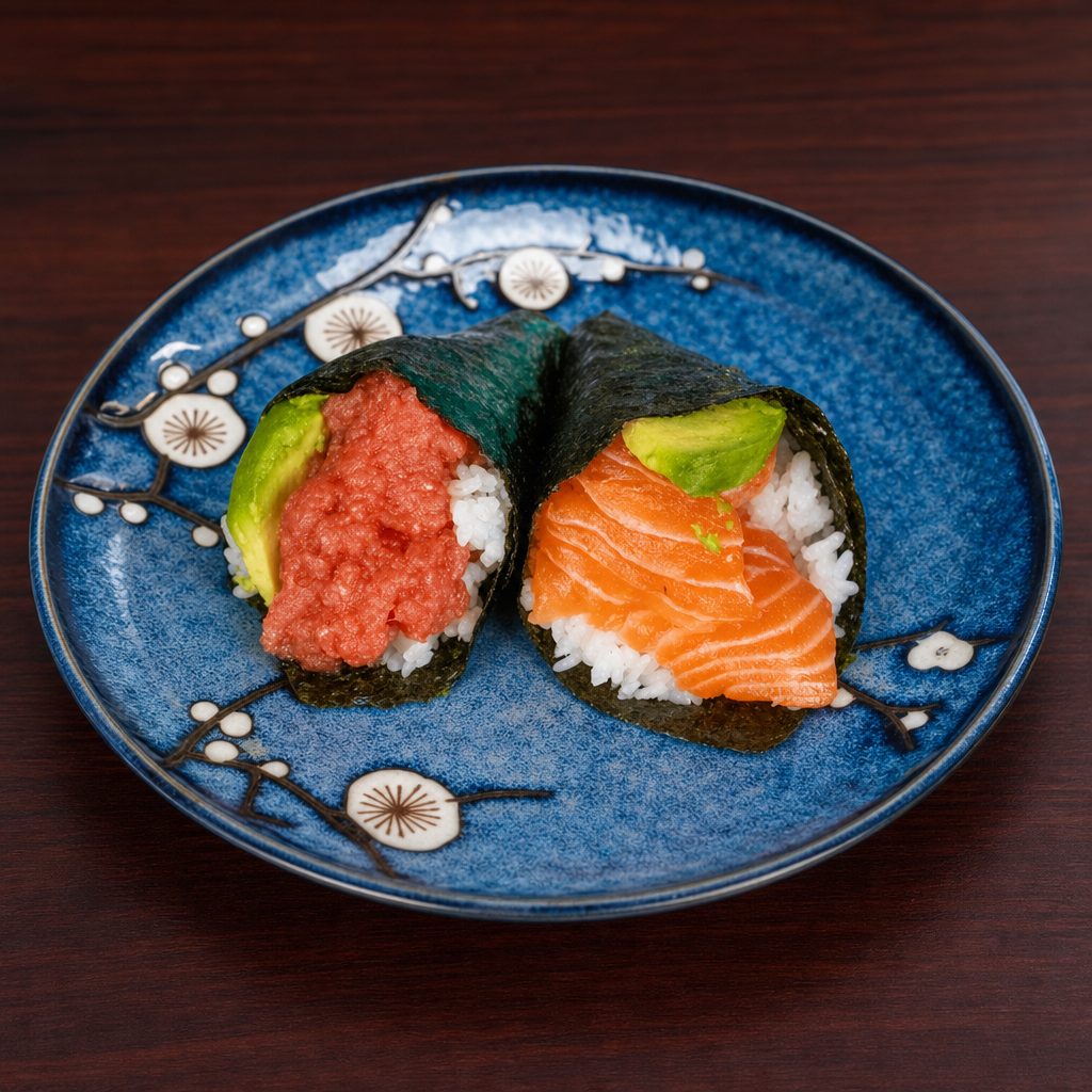 Spicy California Hand Roll.