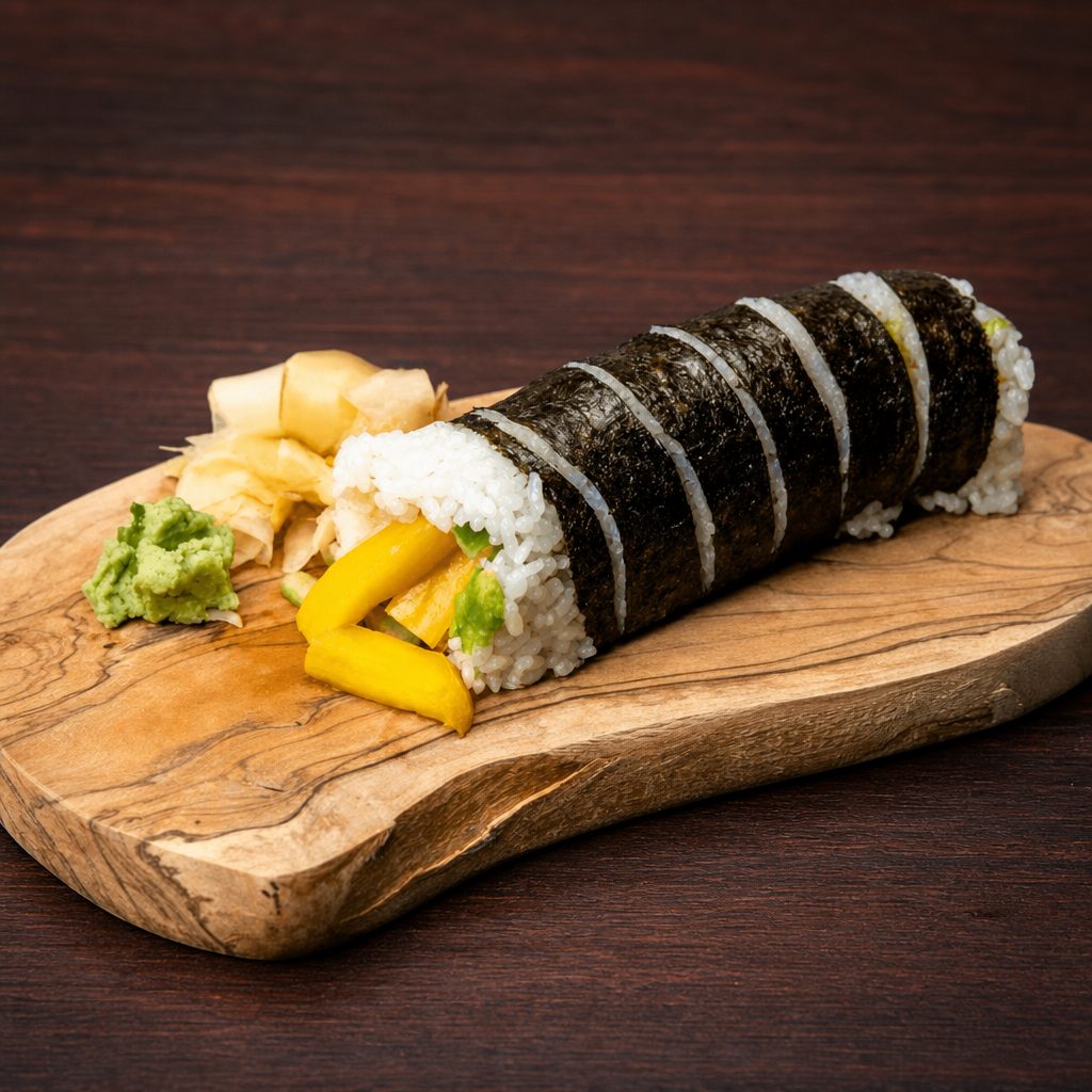 Veggie Mango Roll.