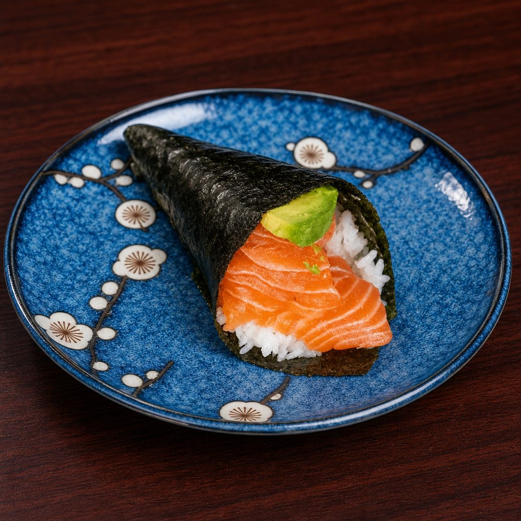 Sake Hand Roll.