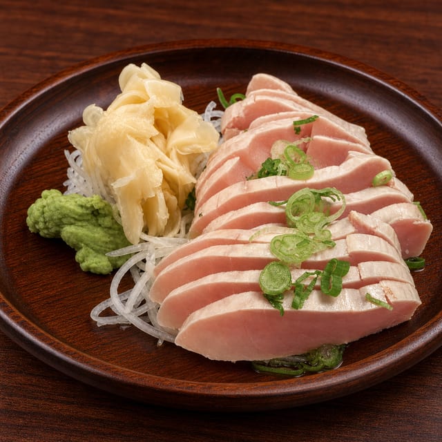 Shiro Maguro Sashimi.