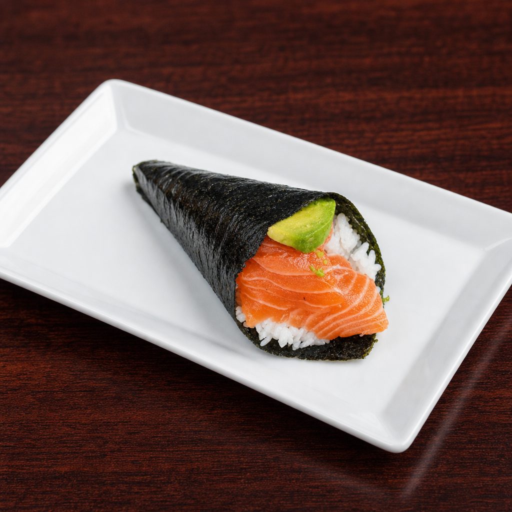Sake Hand Roll.
