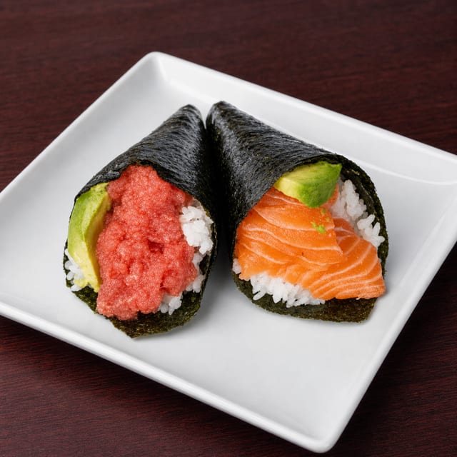 Spicy California Hand Roll.