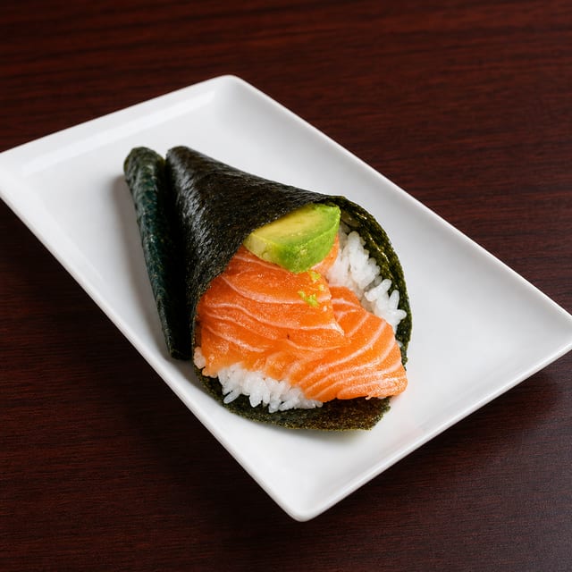Sake Hand Roll.