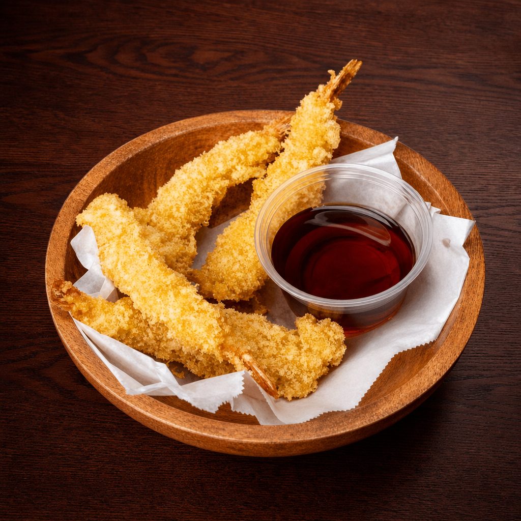 Shrimp Tempura.
