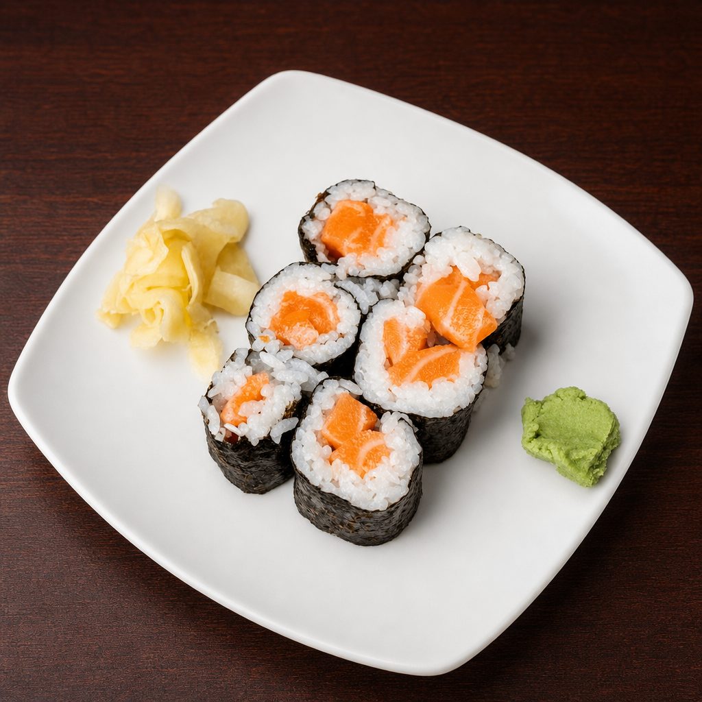 Sake Maki (6 Pieces).