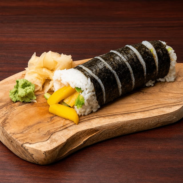 Veggie Mango Roll.