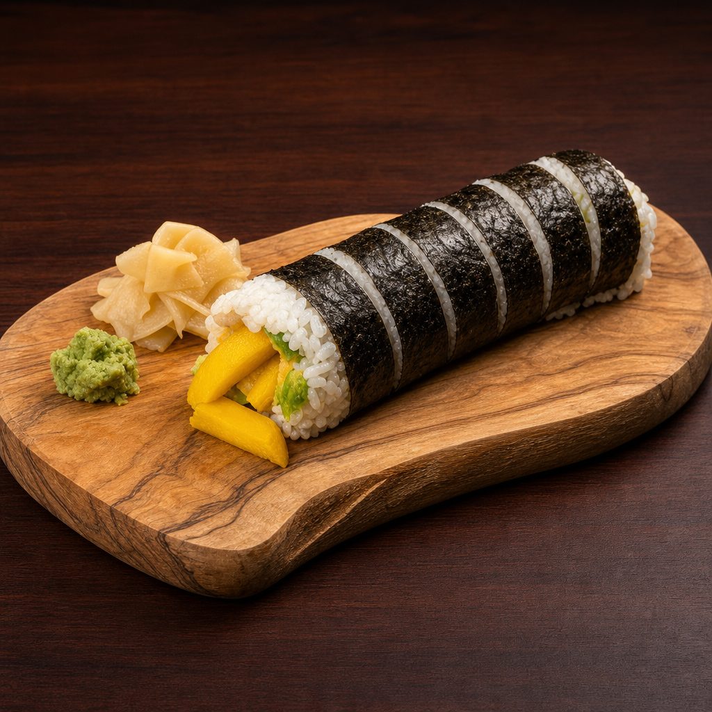 Veggie Mango Roll.