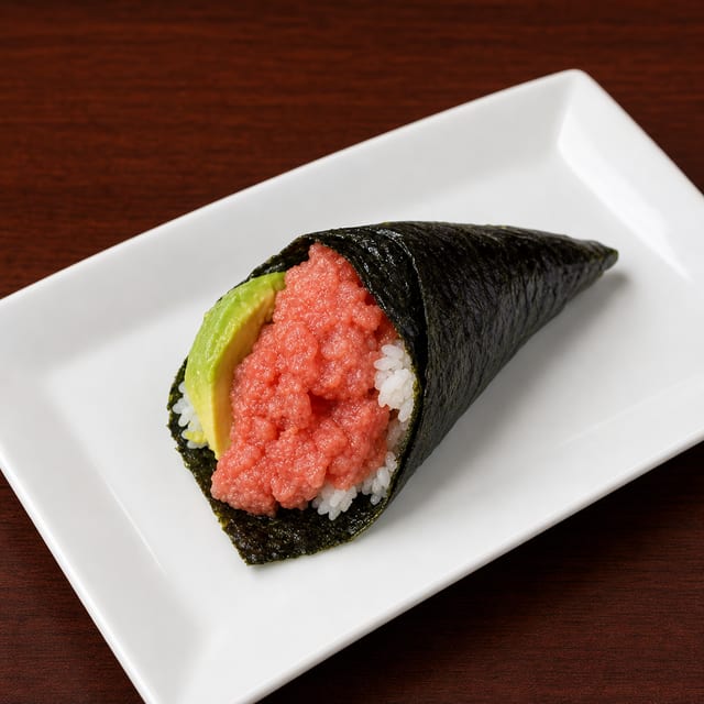 Spicy Tuna Hand Roll.
