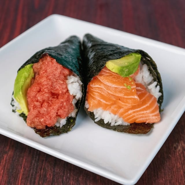 Spicy California Hand Roll.