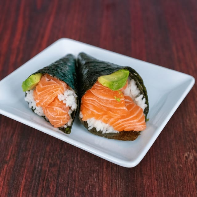 Sake Hand Roll.