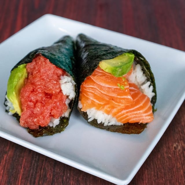 Shrimp Tempura Hand Roll.
