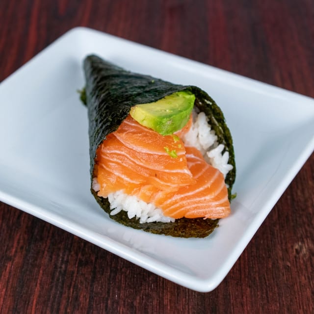 Sake Hand Roll.