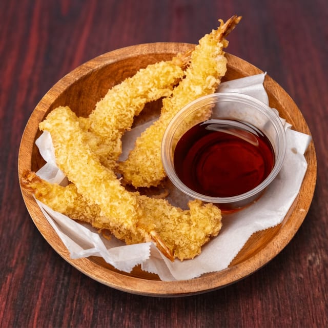 Shrimp Tempura Appetizer.