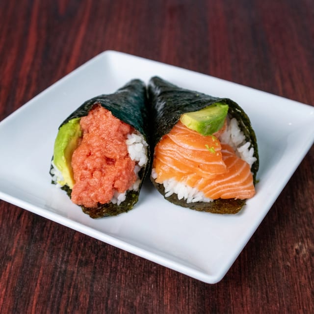 Spicy California Hand Roll.