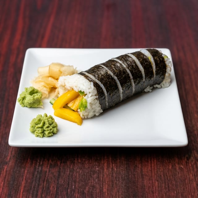 Veggie Mango Roll.